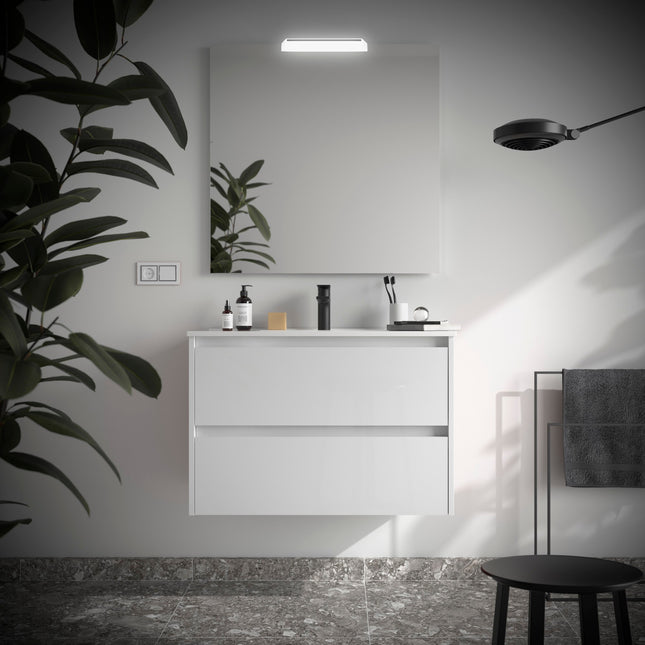 Mueble de baño NOJA 2 cajones + Lavabo