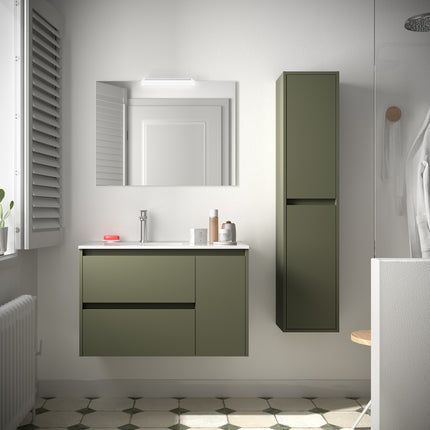 Mueble de baño NOJA 2 cajones y 1 Puerta + Lavabo