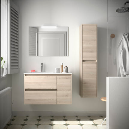 Mueble de baño NOJA 2 cajones y 1 Puerta + Lavabo
