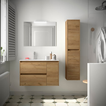 Mueble de baño NOJA 2 cajones y 1 Puerta + Lavabo