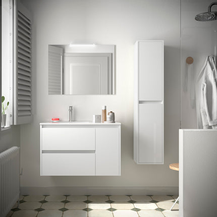 Mueble de baño NOJA 2 cajones y 1 Puerta + Lavabo