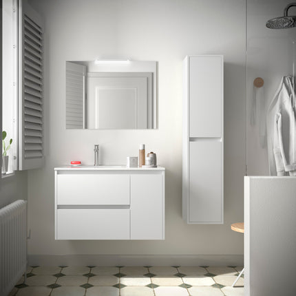 Mueble de baño NOJA 2 cajones y 1 Puerta + Lavabo