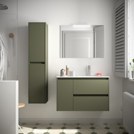 Mueble de baño NOJA 2 cajones y 1 Puerta + Lavabo