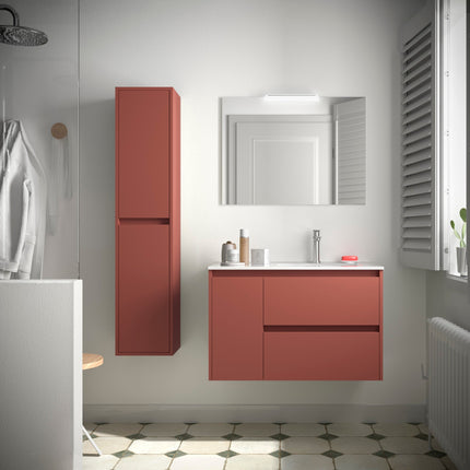 Mueble de baño NOJA 2 cajones y 1 Puerta + Lavabo