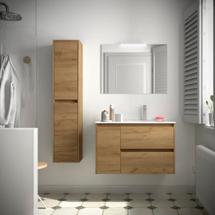 Mueble de baño NOJA 2 cajones y 1 Puerta + Lavabo