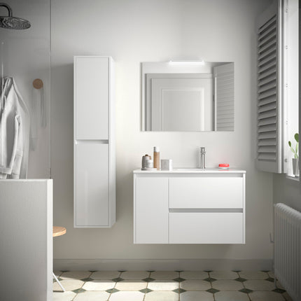 Mueble de baño NOJA 2 cajones y 1 Puerta + Lavabo